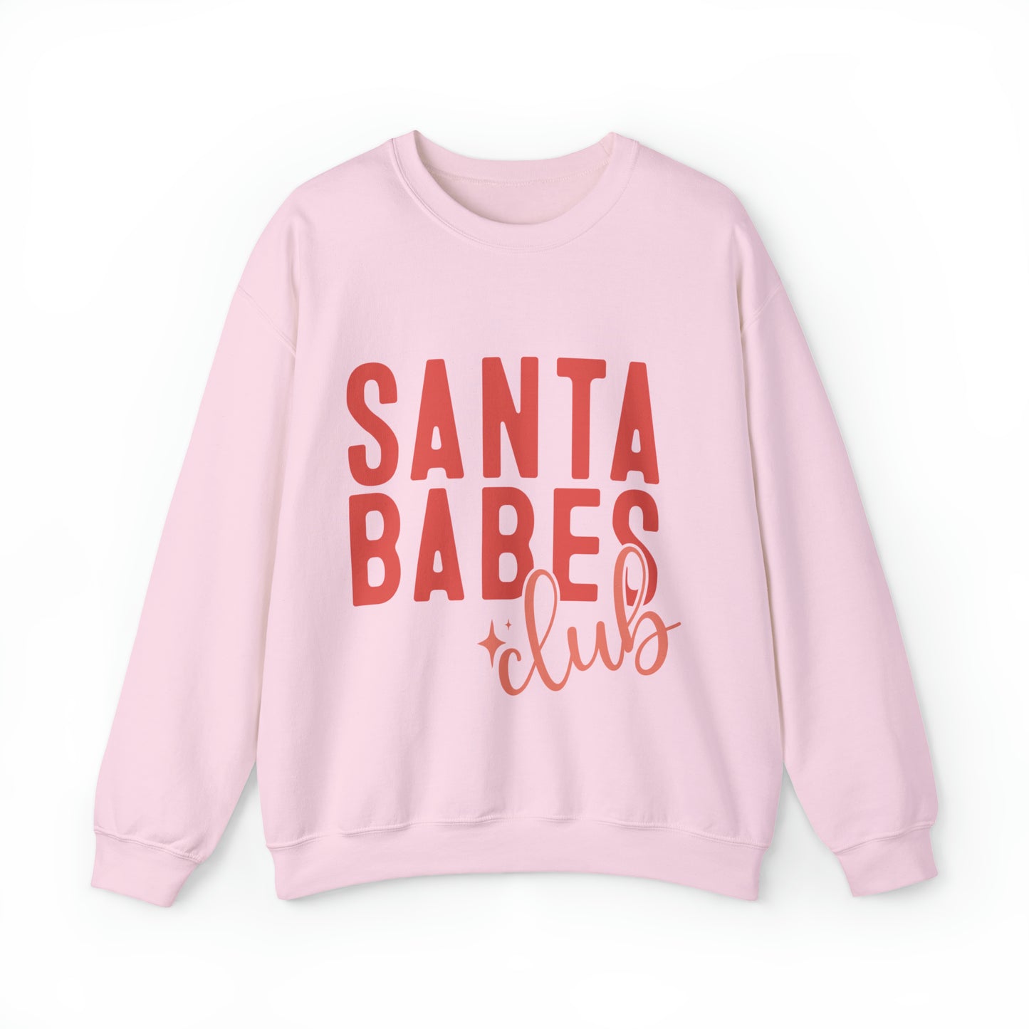 Santa Babes Club Women's Christmas Crewneck Sweatshirt