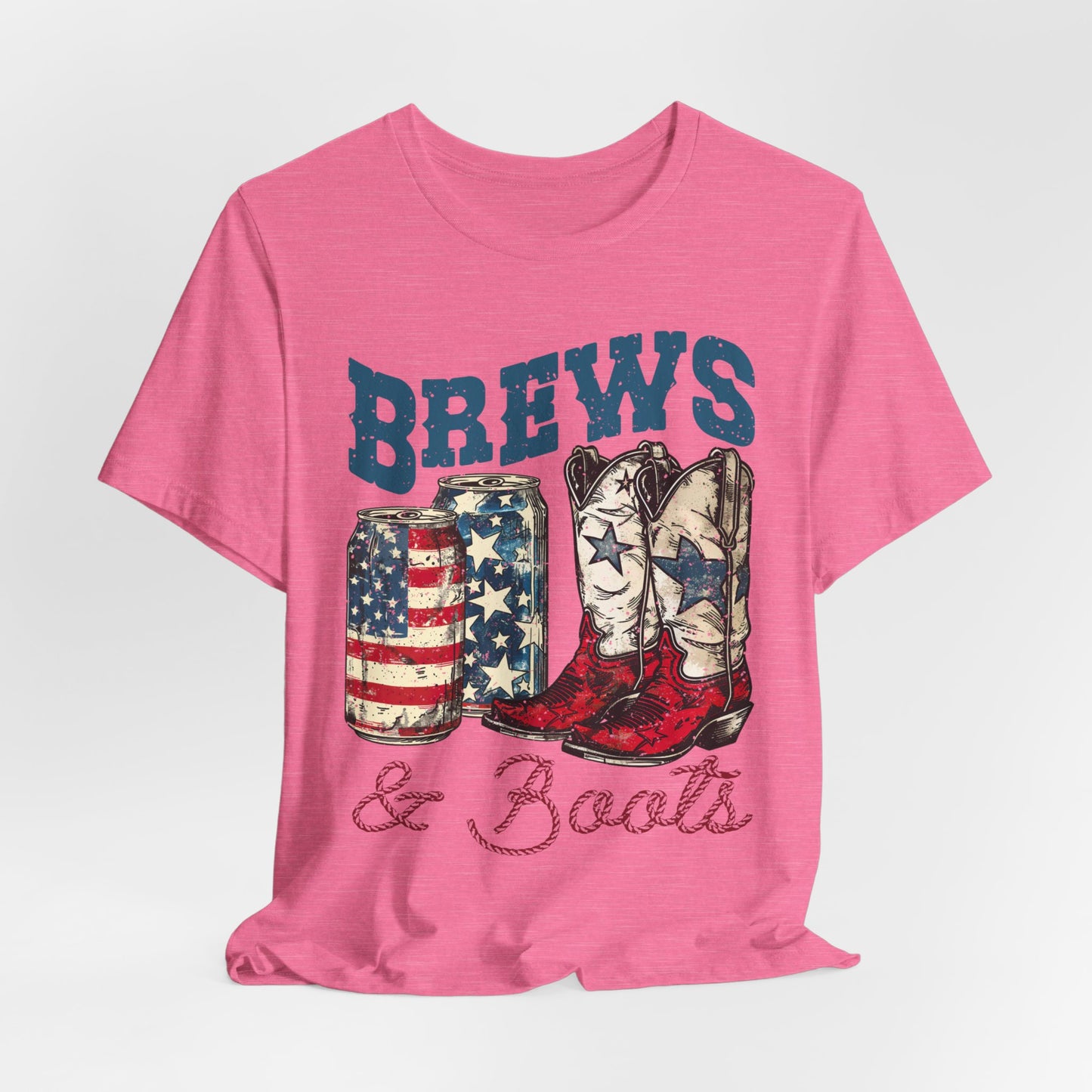 Brews and Boats Western USA Women's Short Sleeve Tee