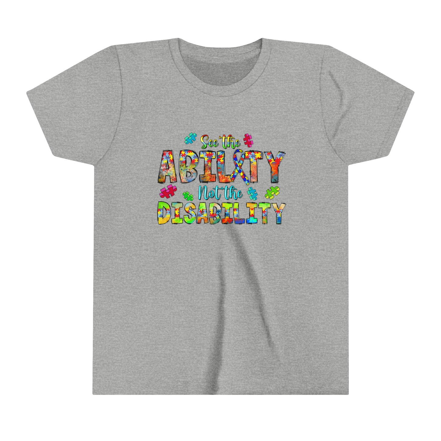 See The Ability Autism Awareness Advocate Youth Shirt