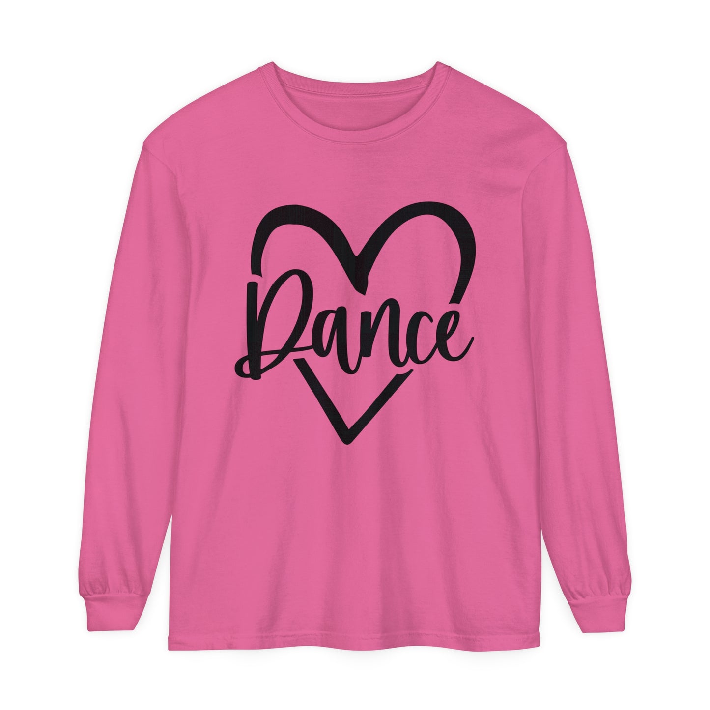 Dance Heart Women's Loose Long Sleeve T-Shirt