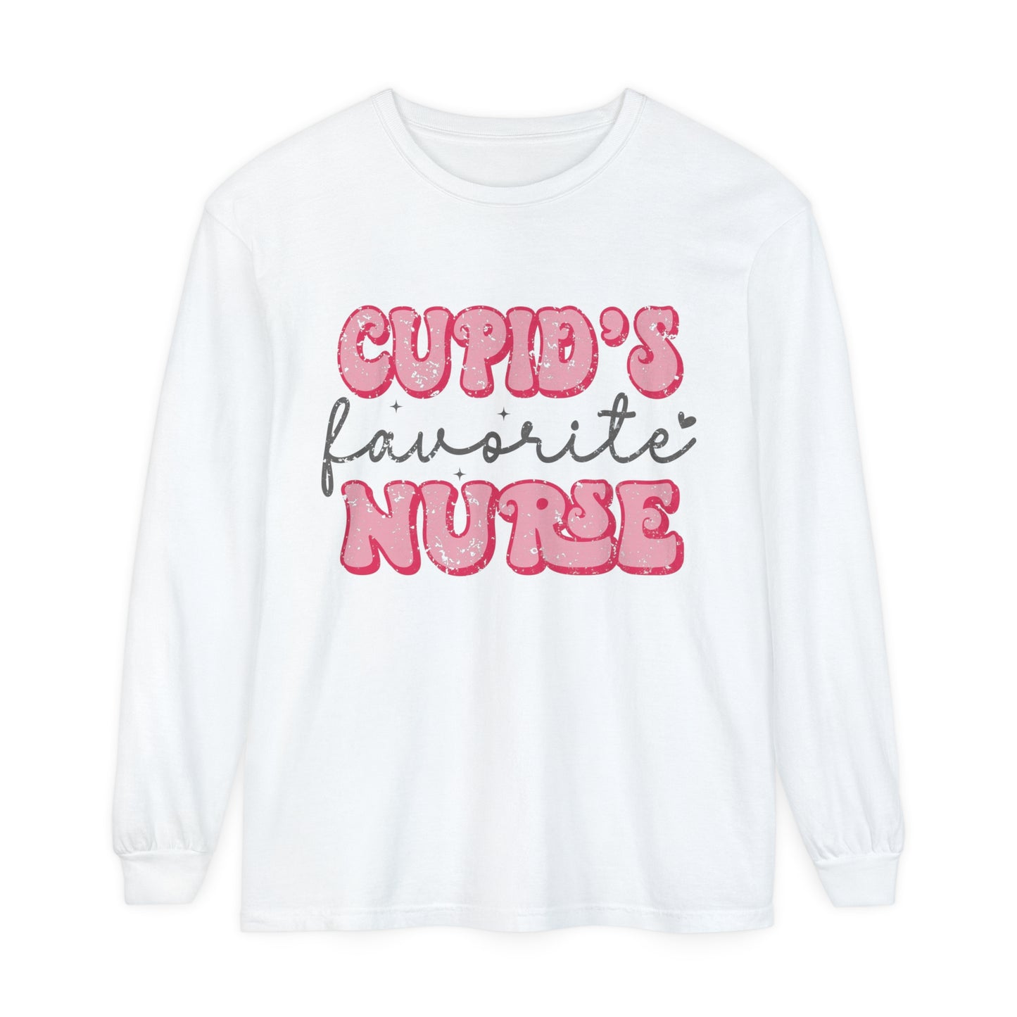 Cupid's Favorite Nurse Women's Loose Long Sleeve T-Shirt