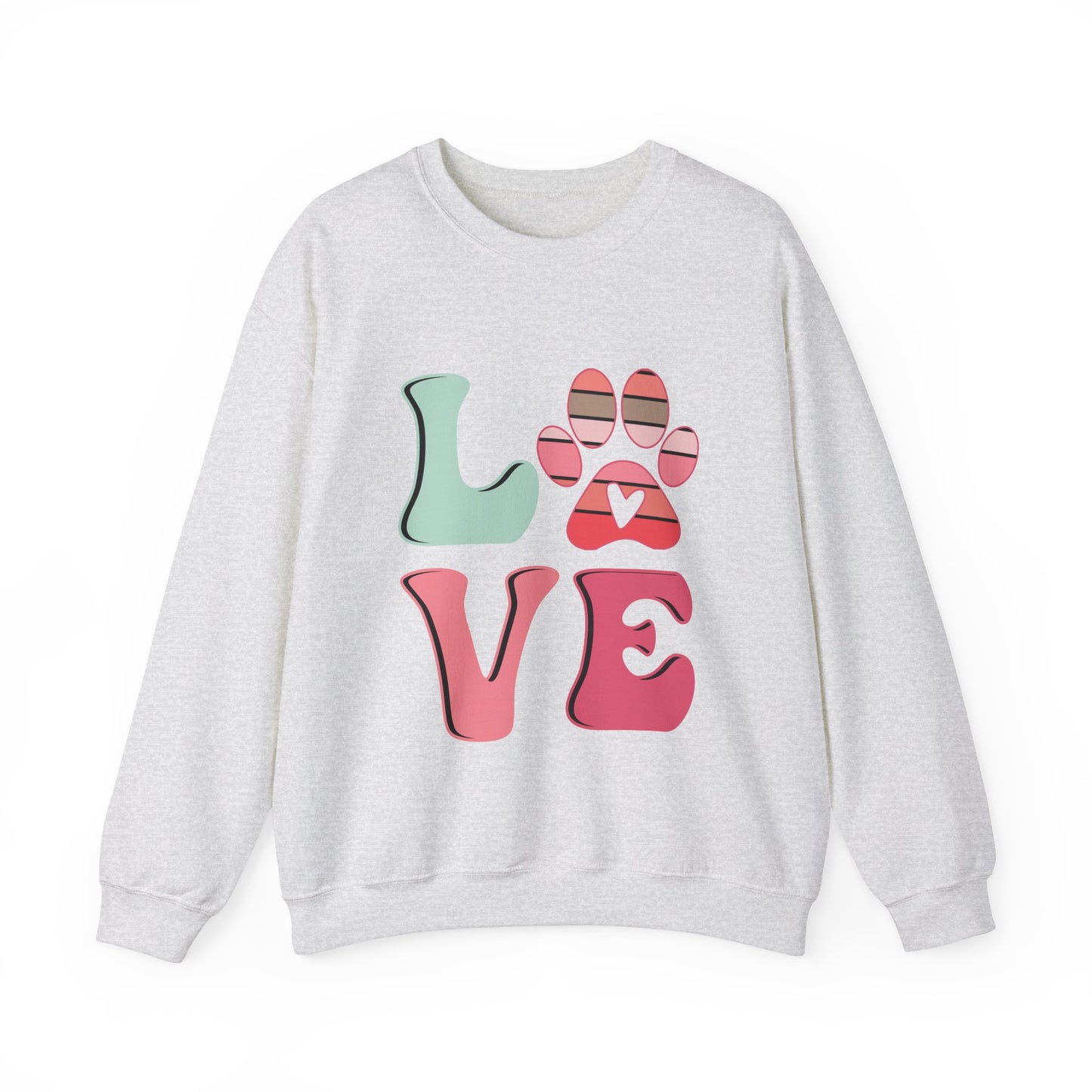 LOVE paws Valentine's Women's Sweatshirt