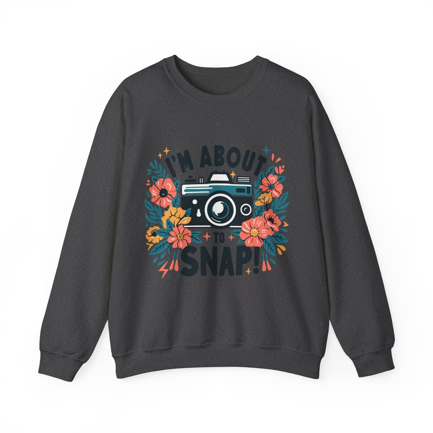 About to Snap Funny Photographer Women's Crewneck Gildan Sweatshirt