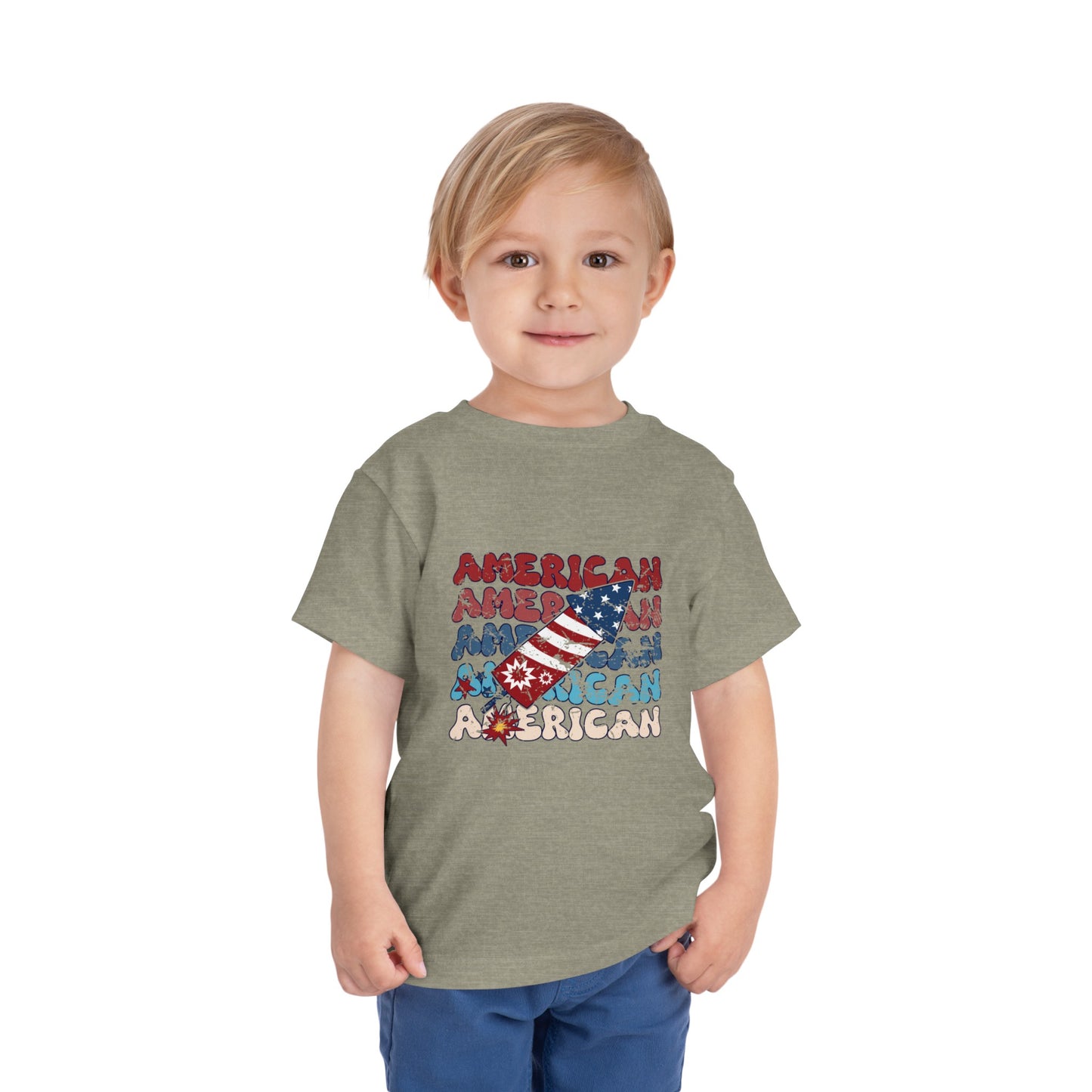 American Fireworks Toddler Short Sleeve Tee