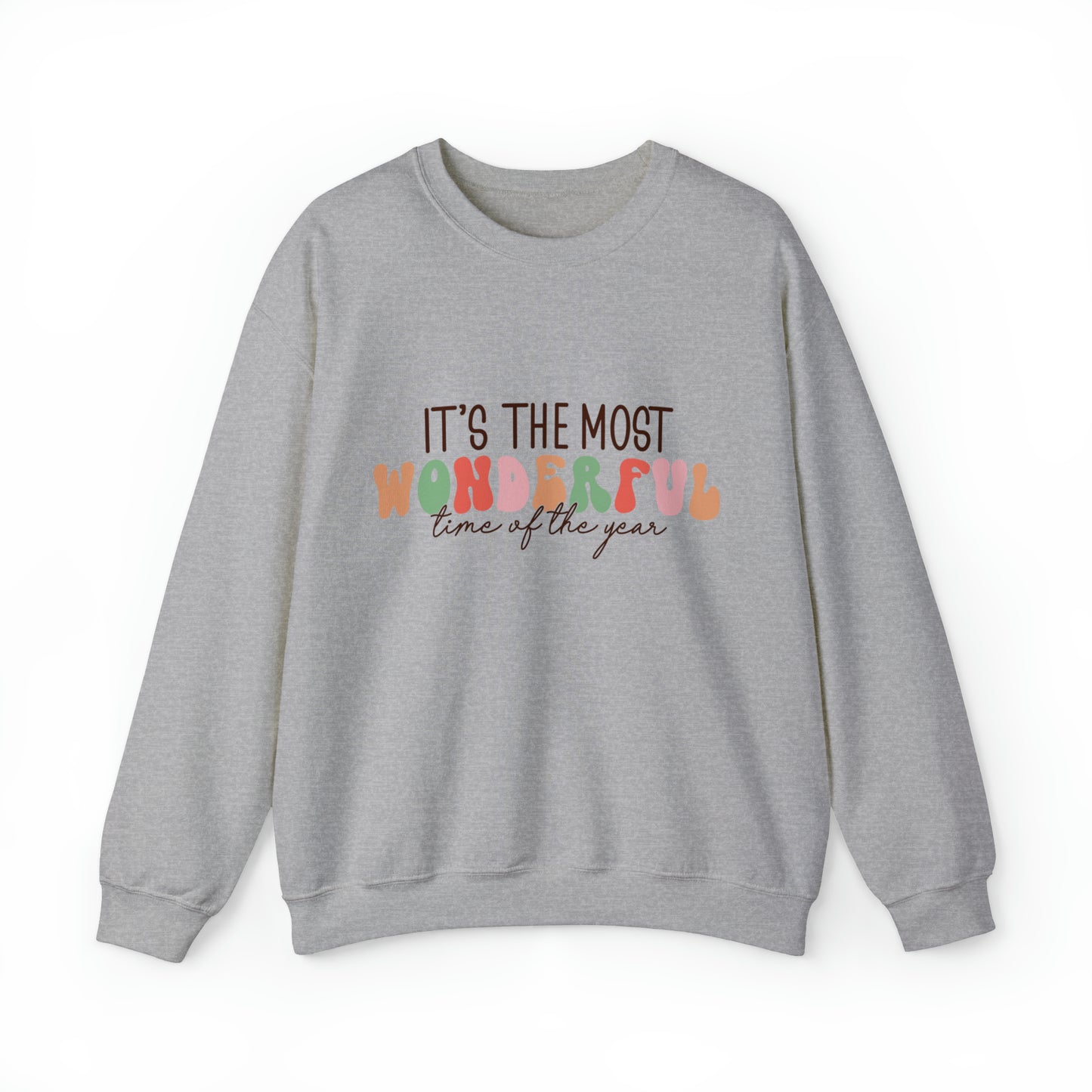 It's the most wonderful time of the year Christmas Crewneck Sweatshirt