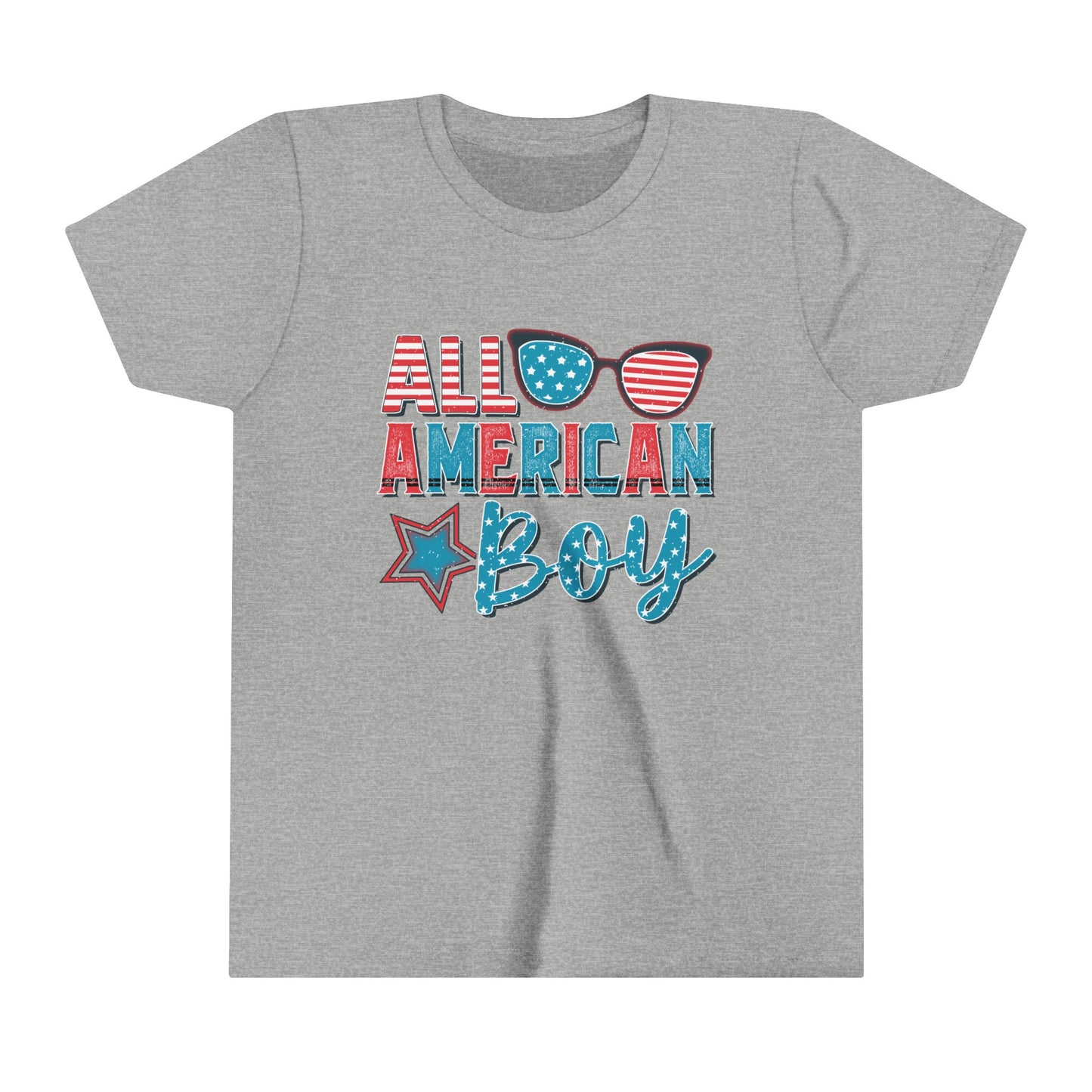 All American Boy 4th of July USA Youth Shirt
