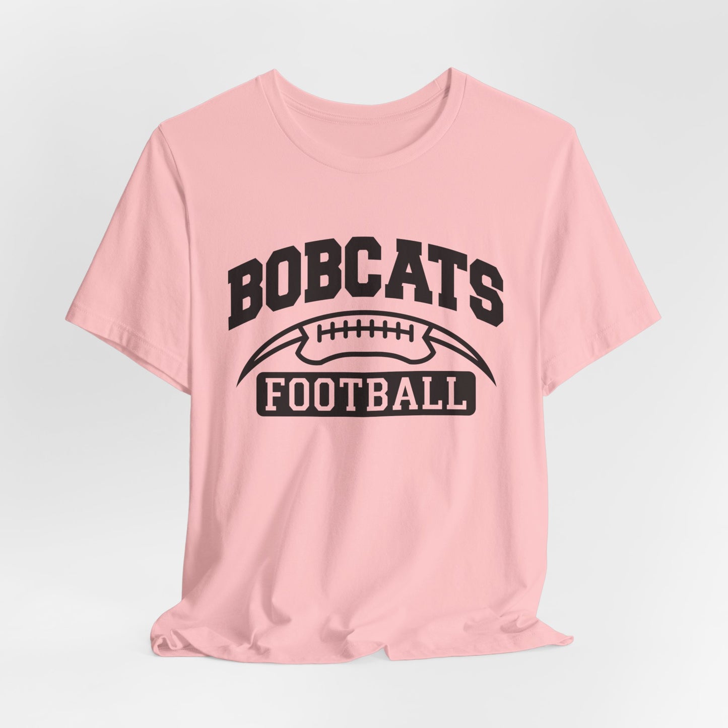 Bobcats Football Adult Unisex Short Sleeve Tee