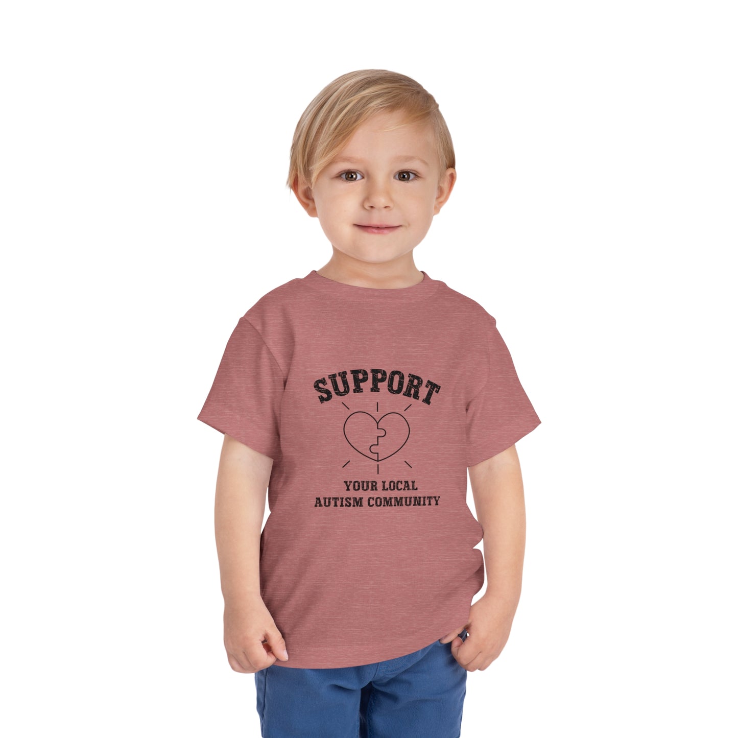 Support Your Local Autism Community  Autism Toddler Short Sleeve Tee