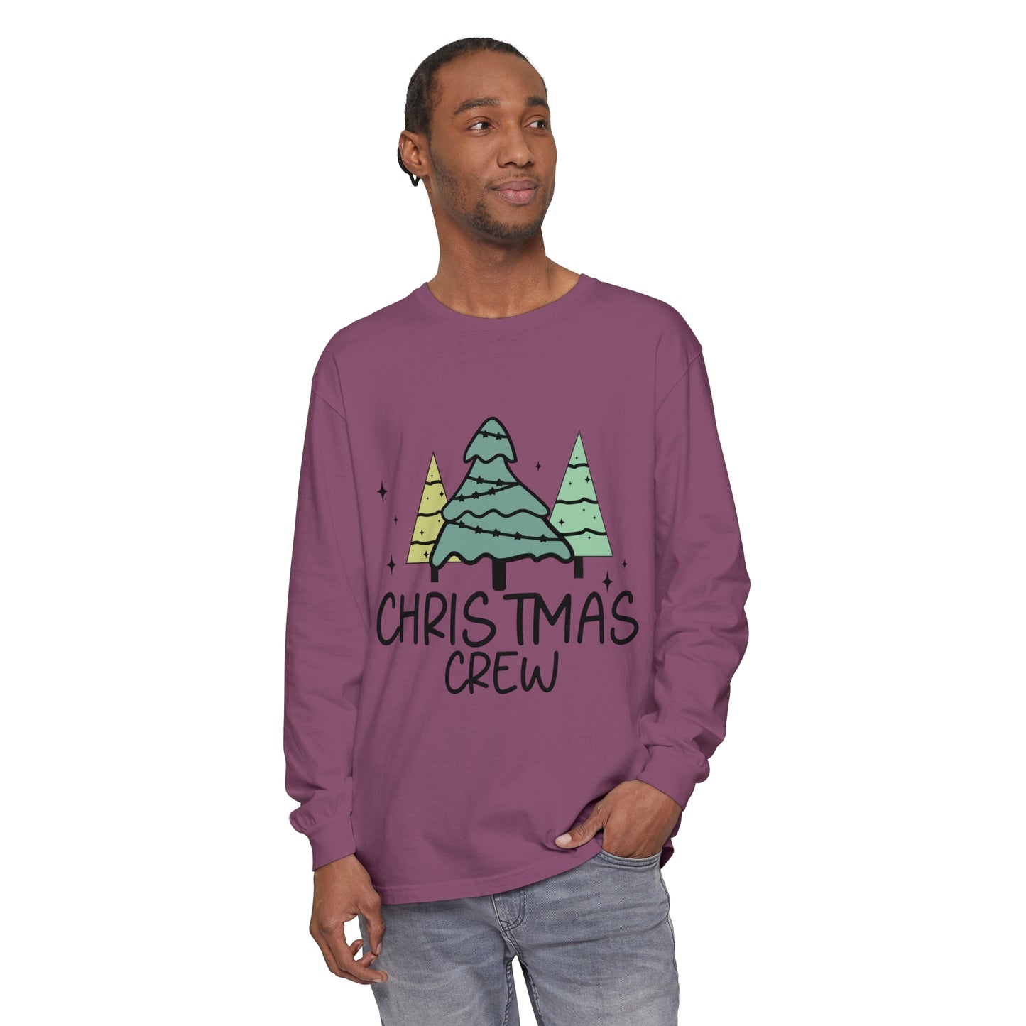 Christmas Crew Women's Loose Long Sleeve T-Shirt