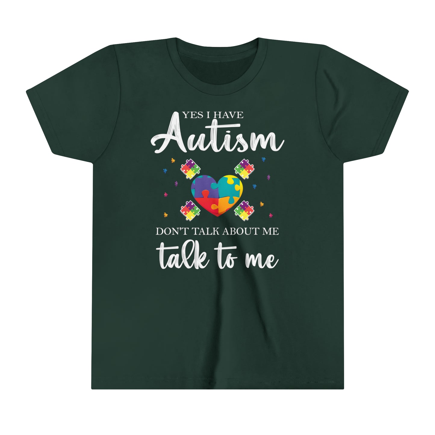 Talk to Me Autism Advocate Youth Shirt