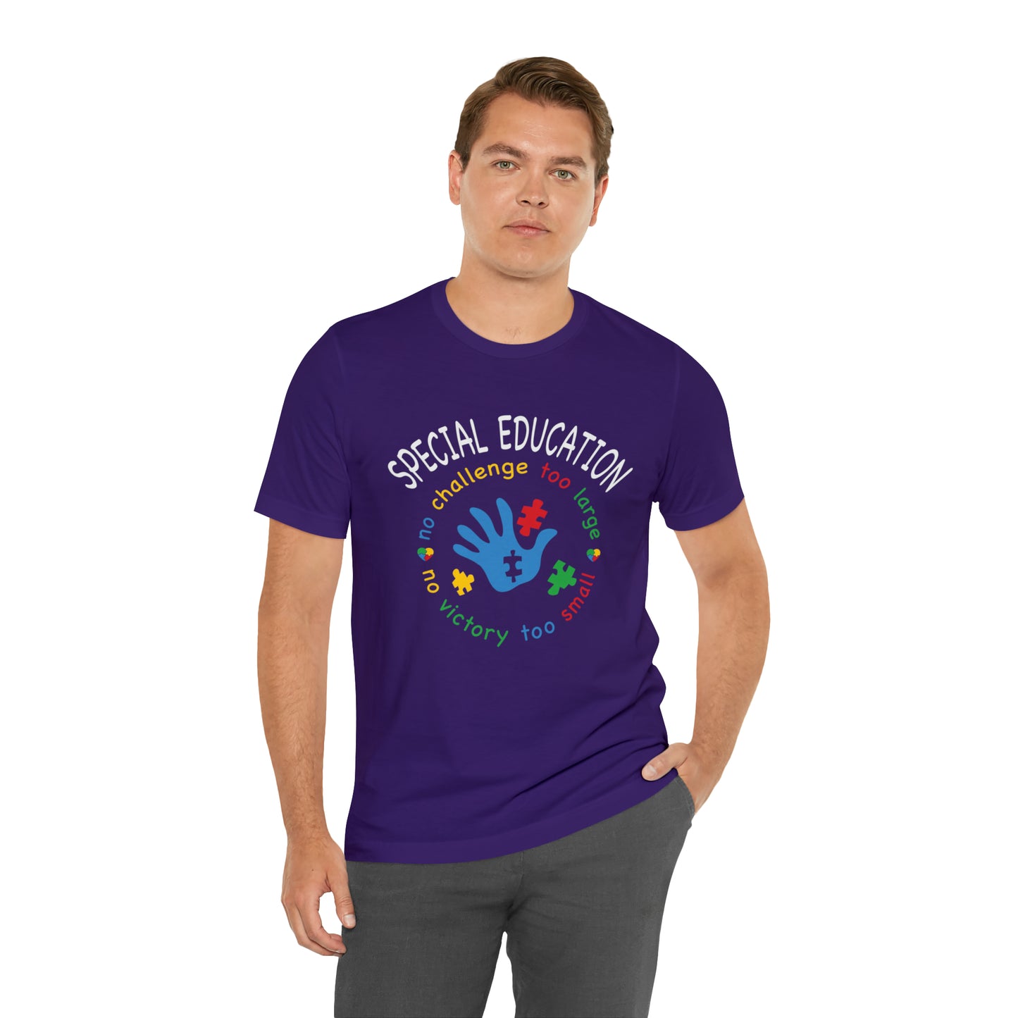 Special Education no challenge too big  Short Sleeve Women's Tee