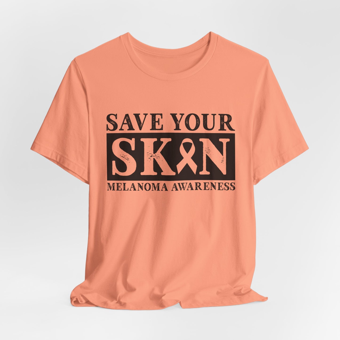 Melanoma Awareness Advocate Shirt Adult Unisex Short Sleeve Tee