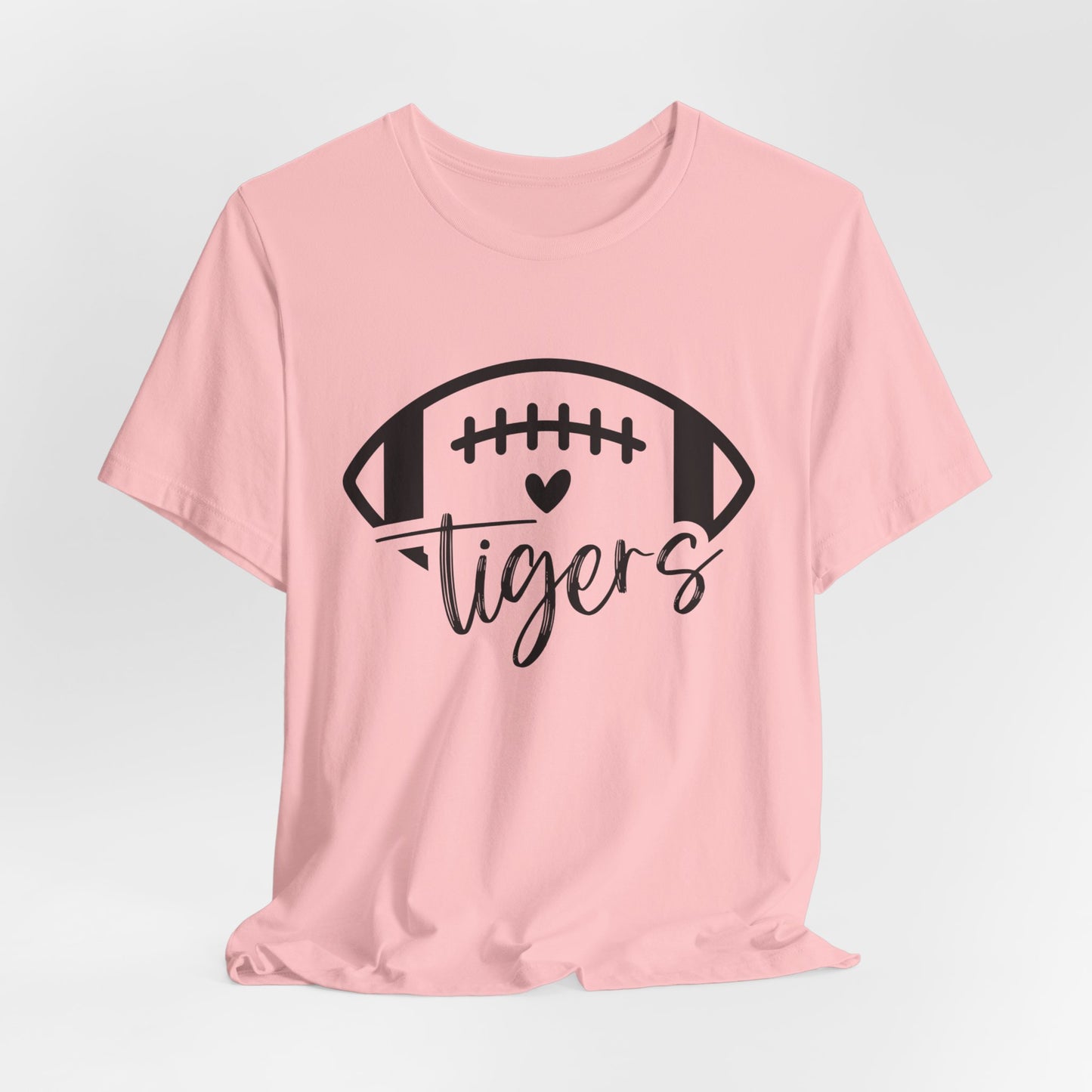 Tigers Football and Heart Women's Short Sleeve Tee