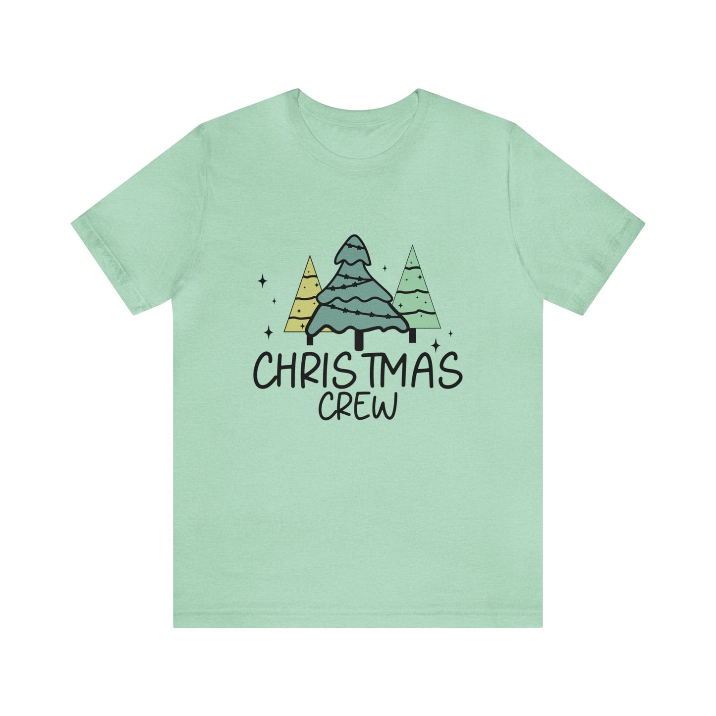 Christmas Crew Family Matching Short Sleeve Christmas T Shirts