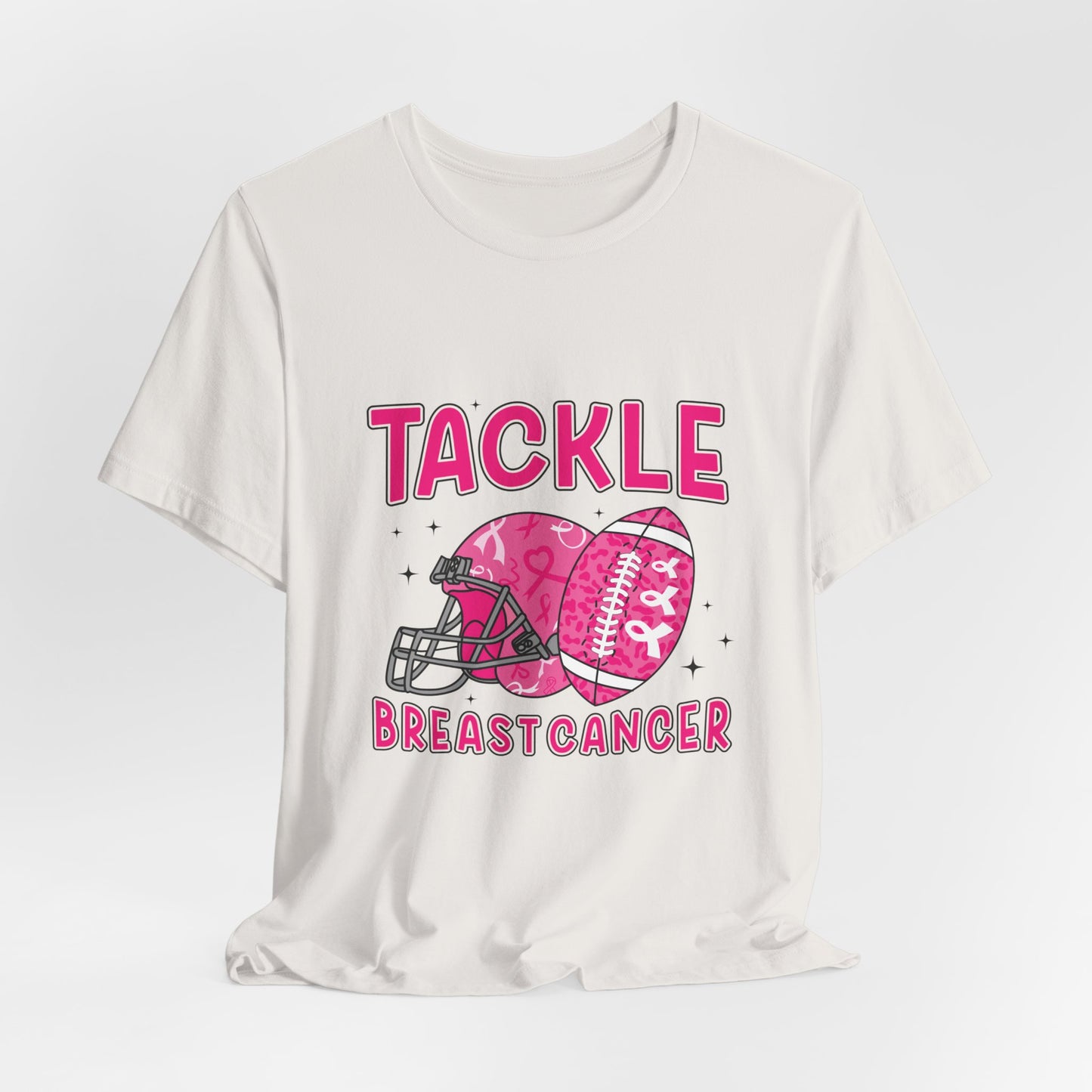 Tackle Breast Cancer Women's Breast Cancer Awareness Short Sleeve Tee