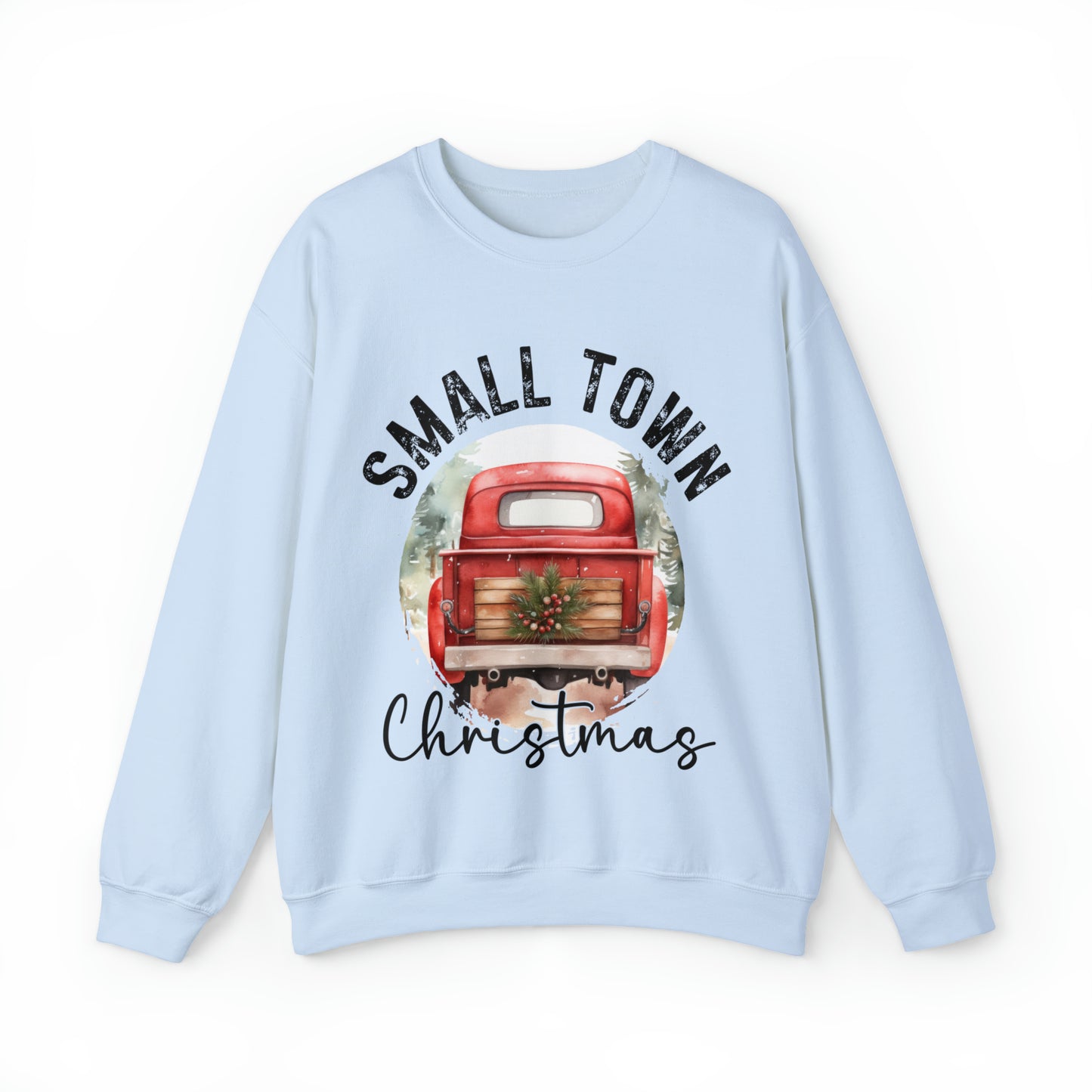 Small Town Christmas Women's Crewneck Sweatshirt