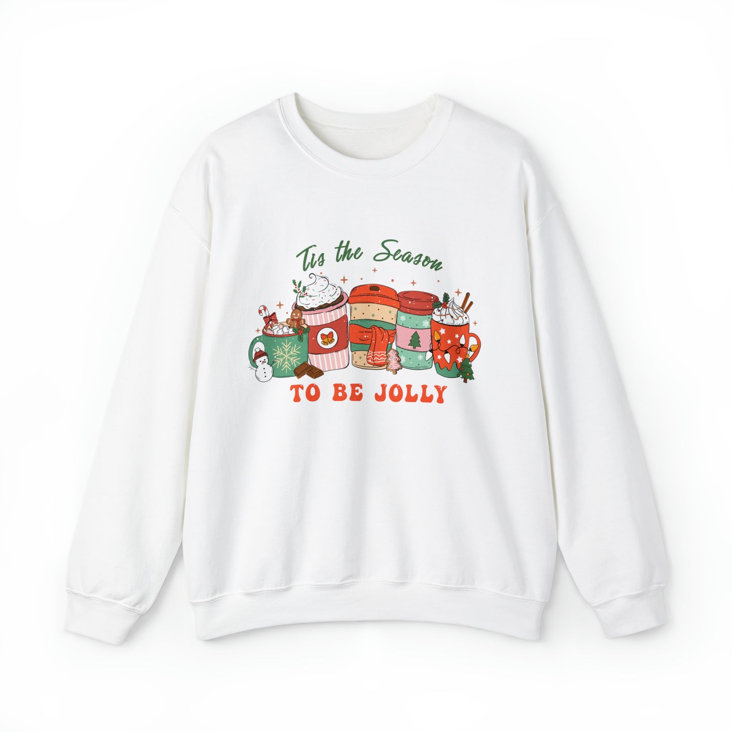 Tis the Season to be Jolly Christmas Crewneck Sweatshirt Women's