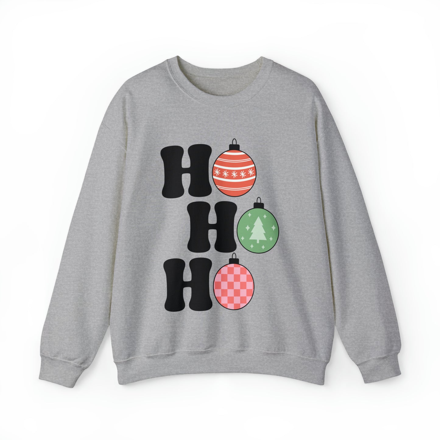 HO HO HO Women's Christmas Crewneck Sweatshirt