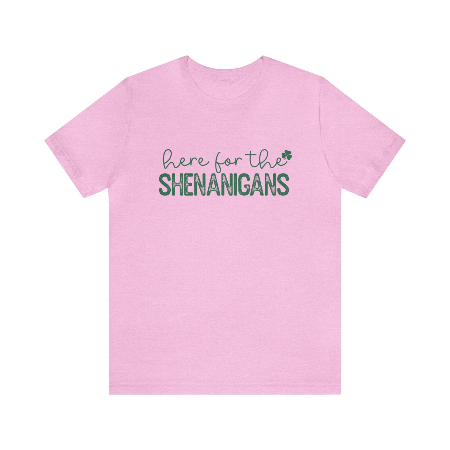 St. Patrick's Day Here for the Shenanigans Women's Tshirt