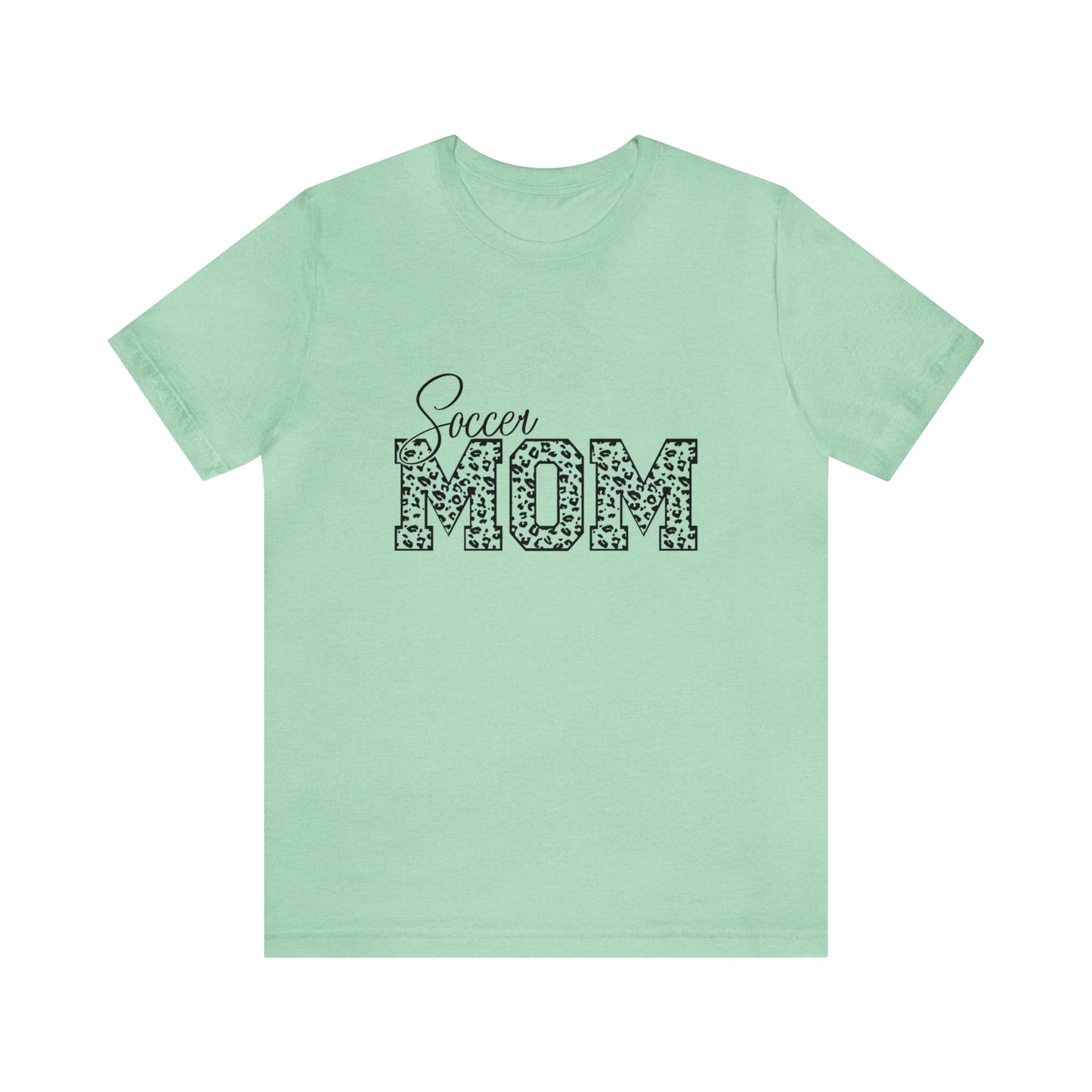 Soccer mom with animal print Short Sleeve Women's Tee