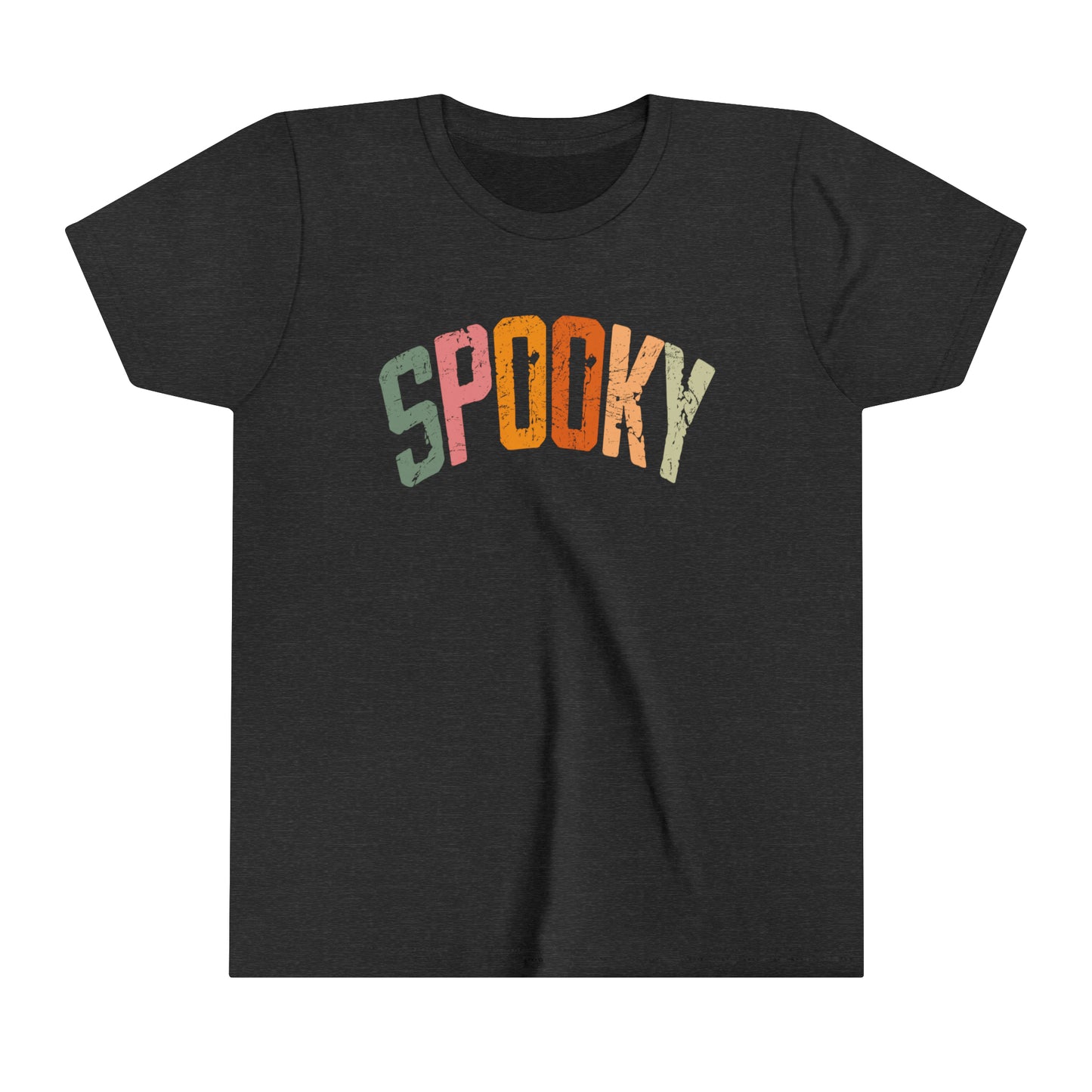 Spooky Halloween Fall Girl's Youth Short Sleeve Tee