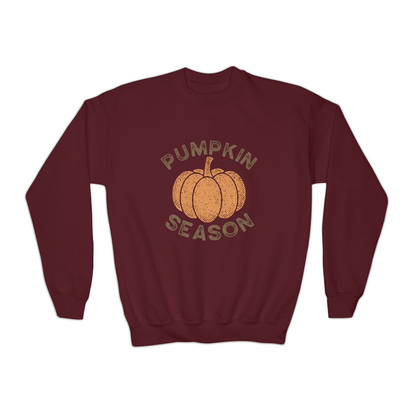Pumpkin Season Youth Crewneck Sweatshirt