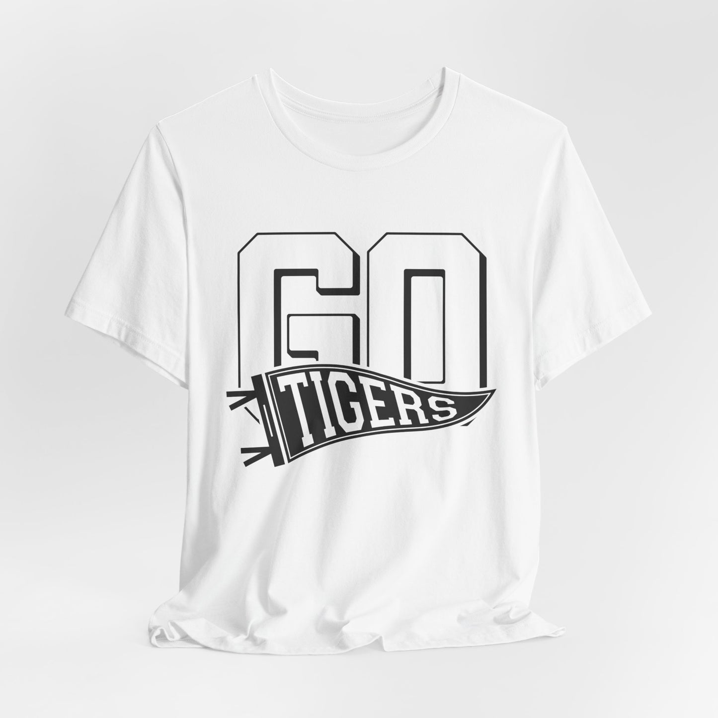 Go Tigers Adult Unisex Short Sleeve Tee