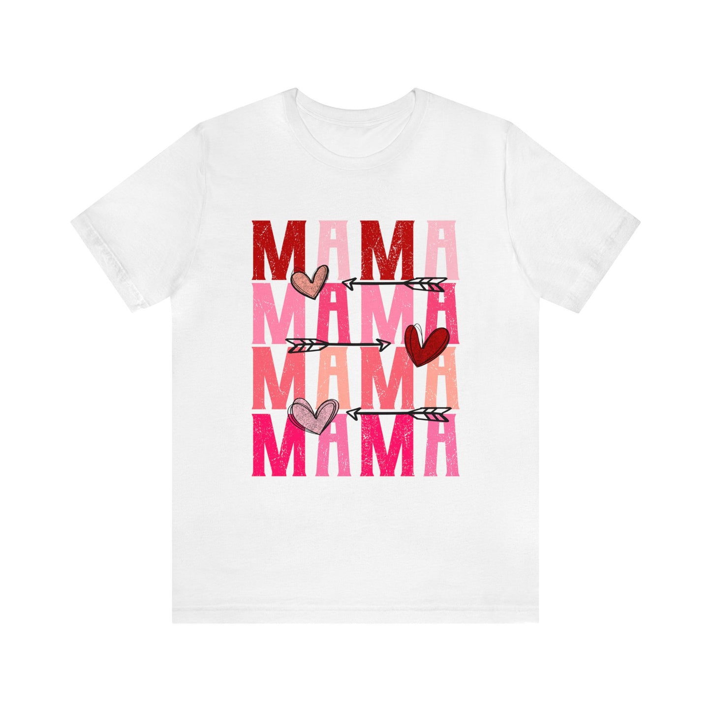 MAMA with hearts Valentine Women's Tshirt