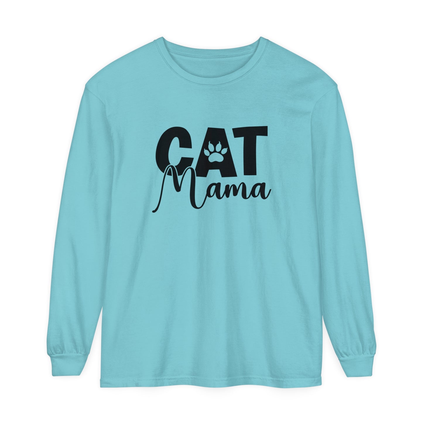 Cat Mama Women's Loose Long Sleeve T-Shirt