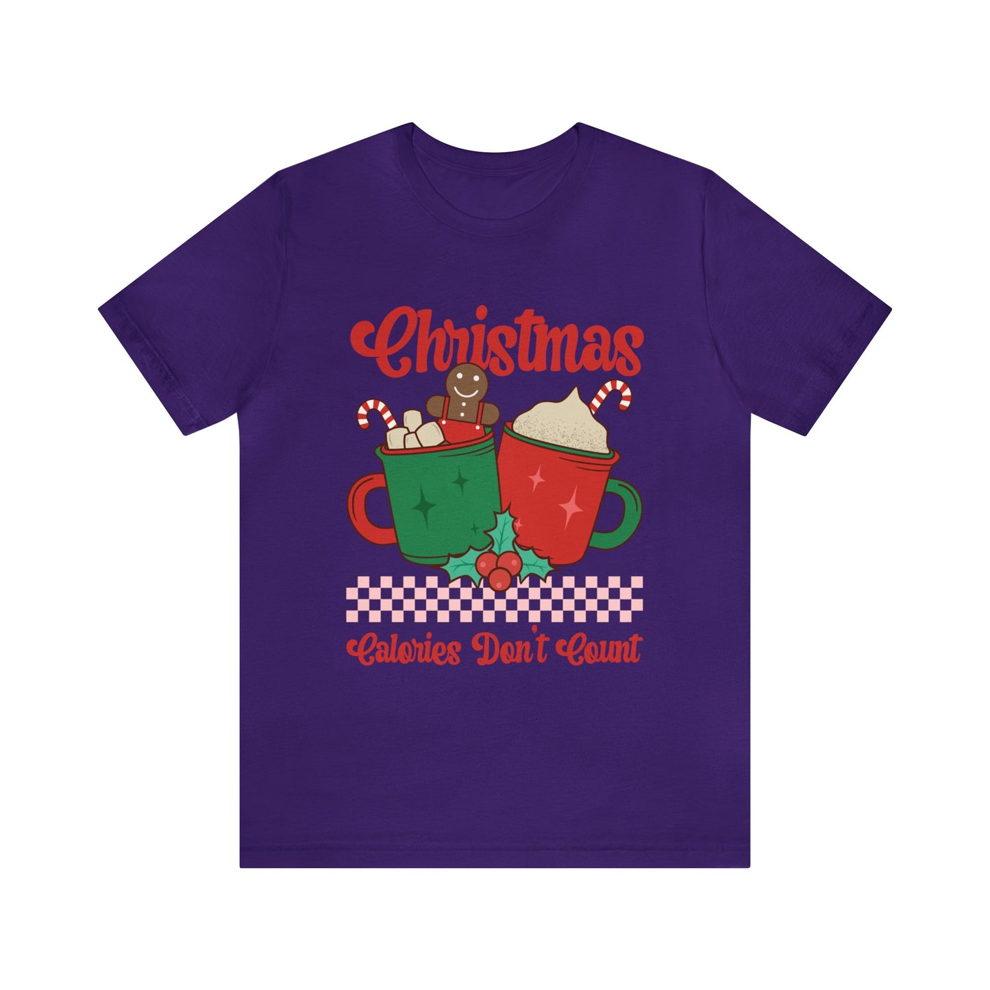 Christmas Calories Don't Count Short Sleeve Women's Tee