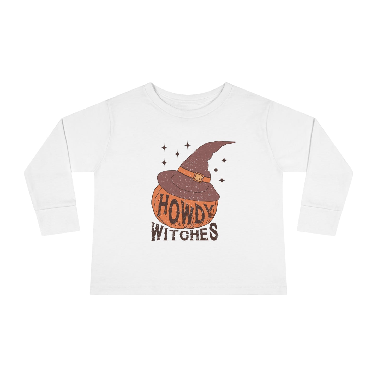 Howdy Witches Toddler Long Sleeve Tee