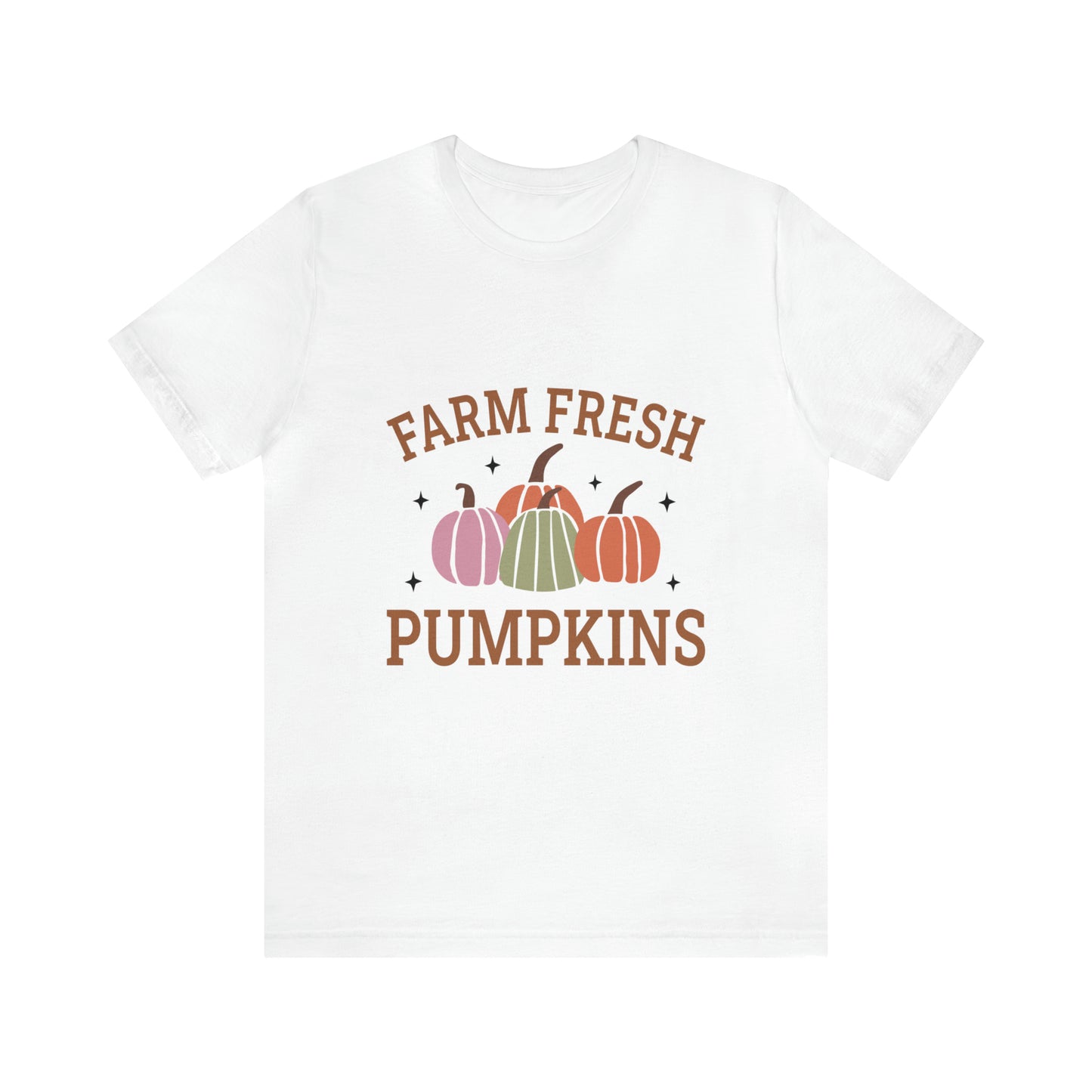 Farm Fresh Pumpkins With Color T-Shirt