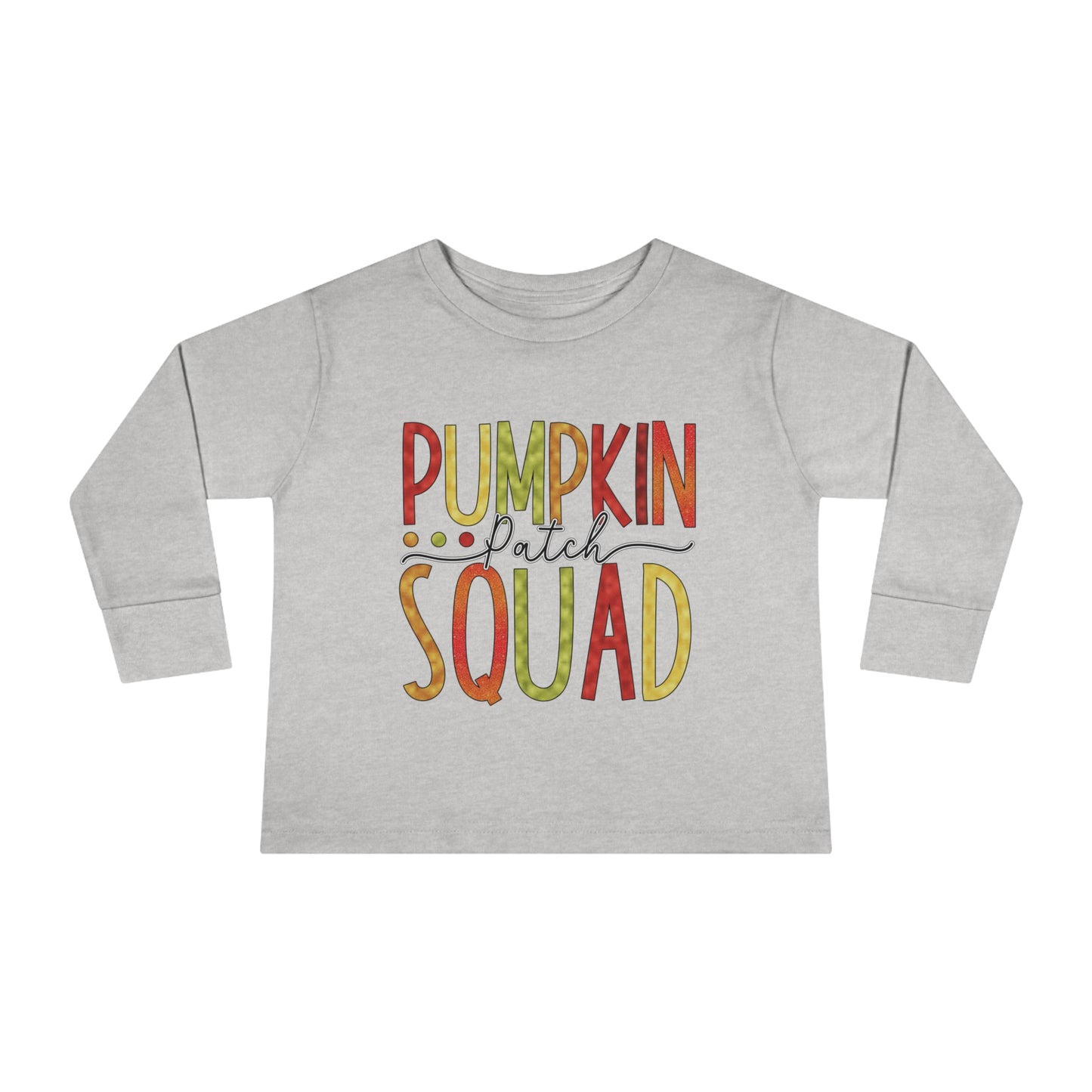 Pumpkin Patch Squad Toddler Long Sleeve Tee