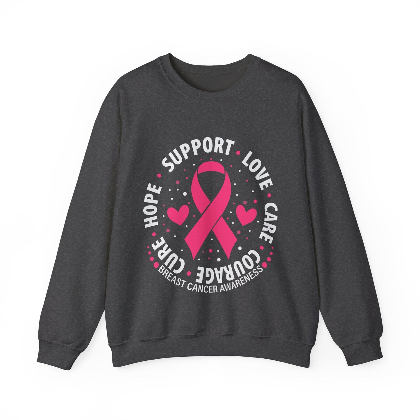 Breast Cancer Support & Awareness Women's Crewneck Sweatshirt