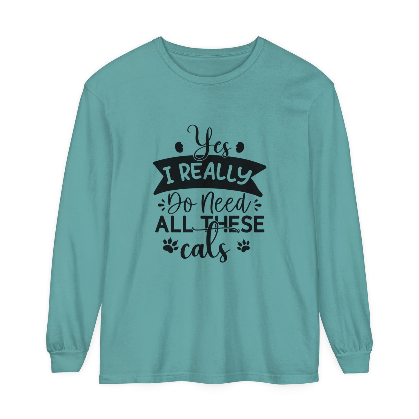 Yes I really need all these cats Women's Loose Long Sleeve T-Shirt