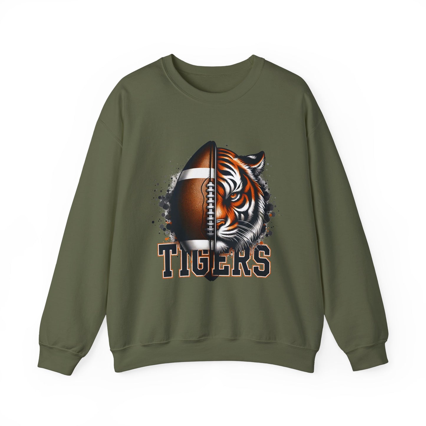 Tigers Football Adult Unisex Crewneck Sweatshirt