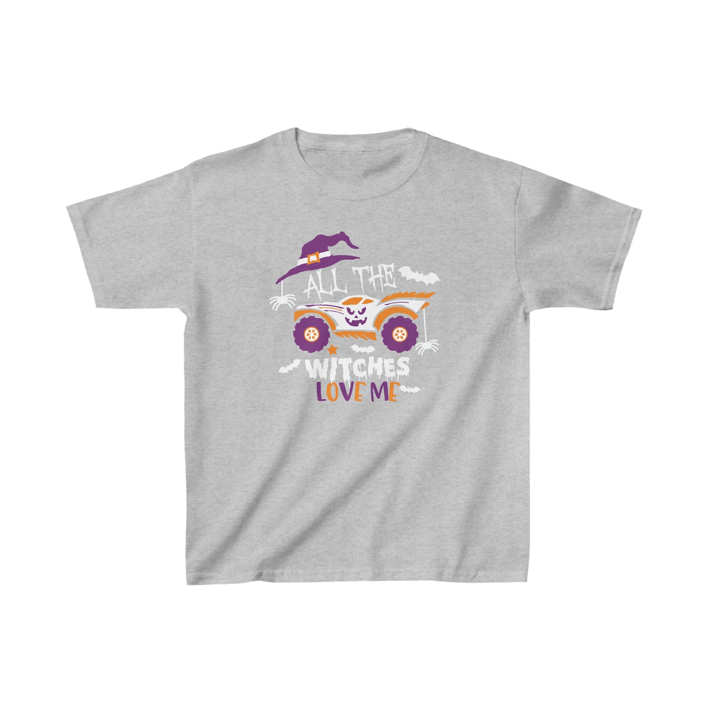 All the witches love me Kid's Halloween Heavy Cotton Tee