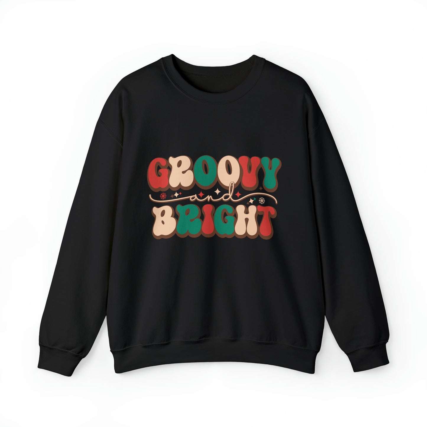 Groovy and Bright Women's Christmas Sweatshirt