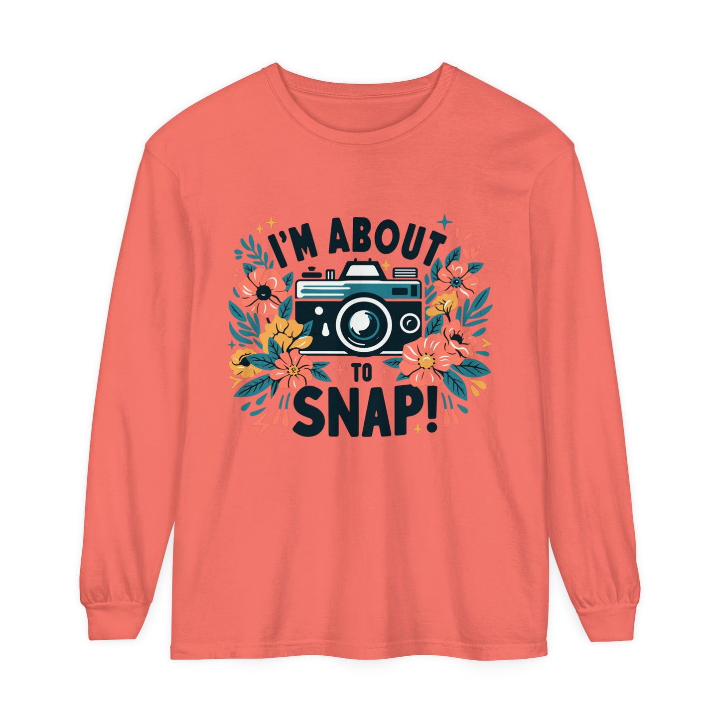About to Snap Funny Photographer Women's Long Sleeve T-Shirt Comfort Colors
