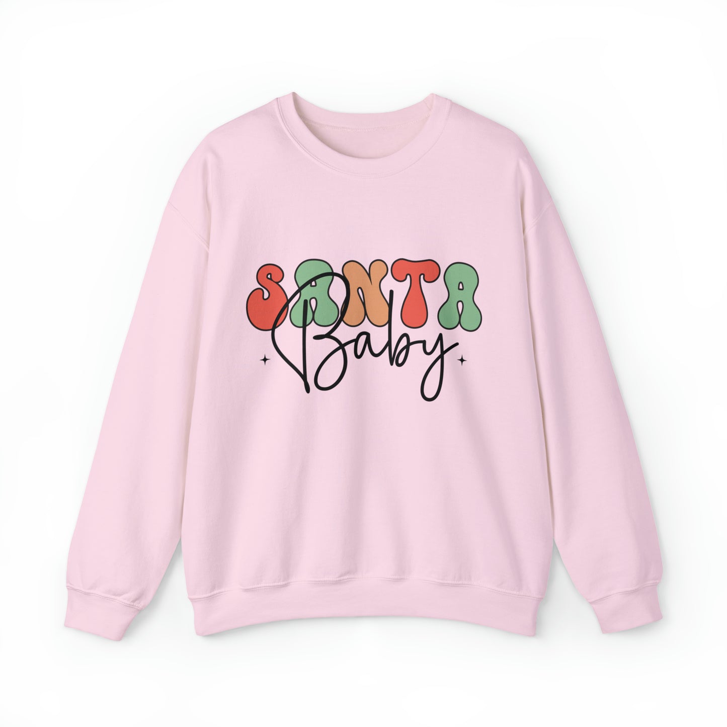 Santa Baby Women's Christmas Crewneck Sweatshirt