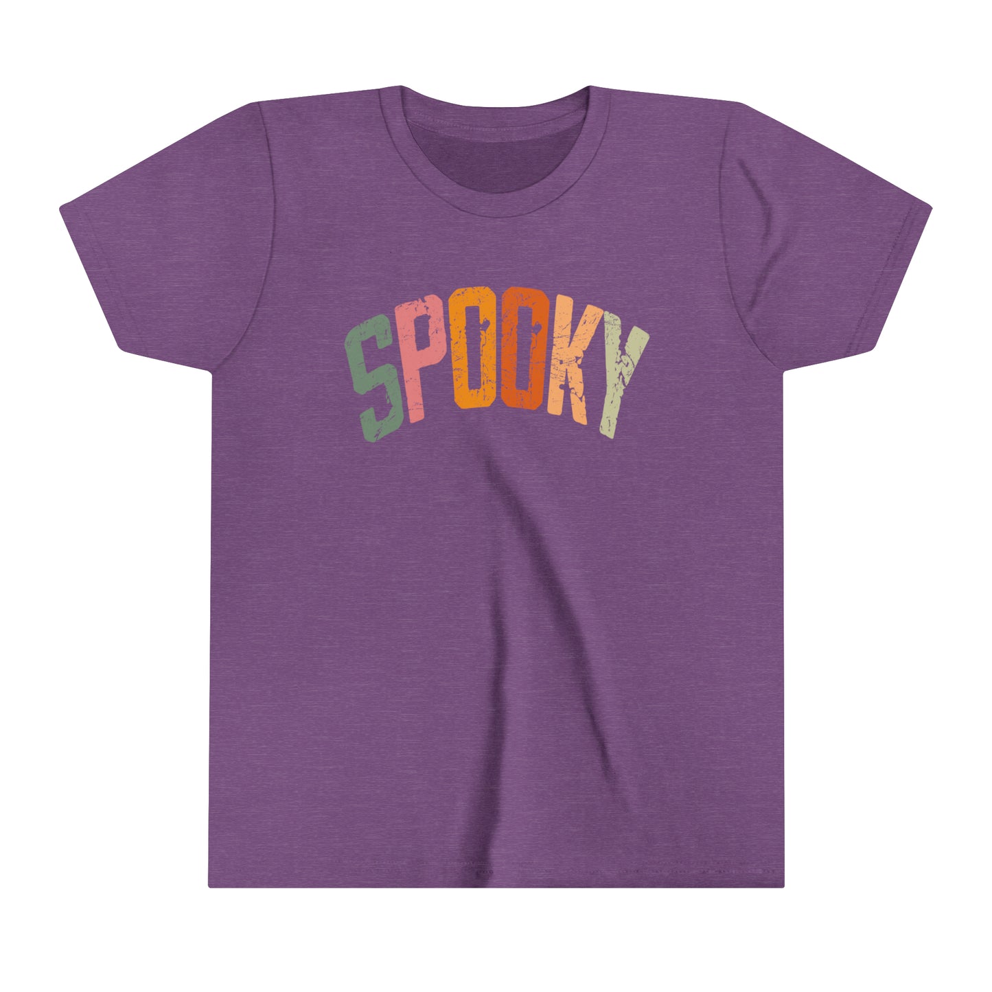 Spooky Halloween Fall Girl's Youth Short Sleeve Tee