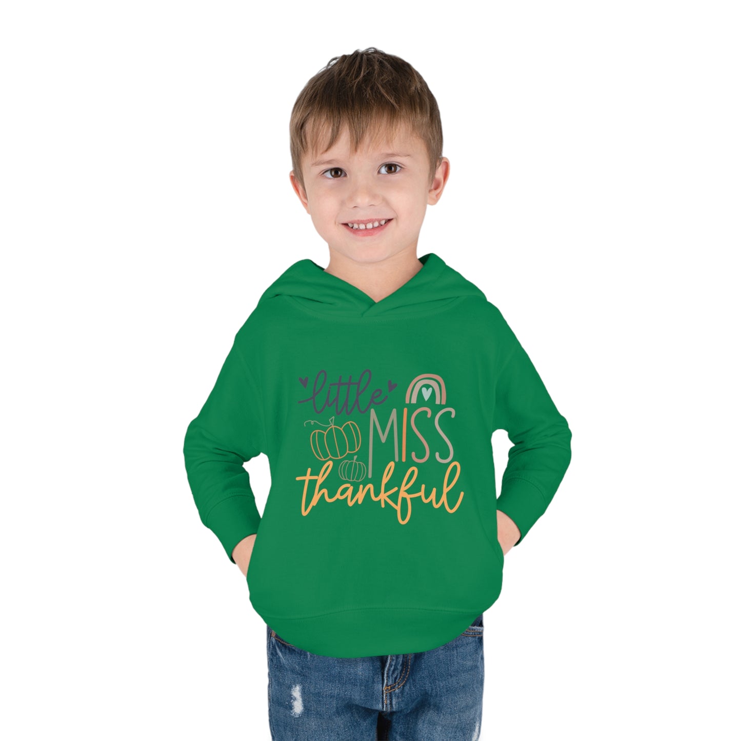 Style 4 Little Miss Thankful Toddler Pullover Fleece Hoodie