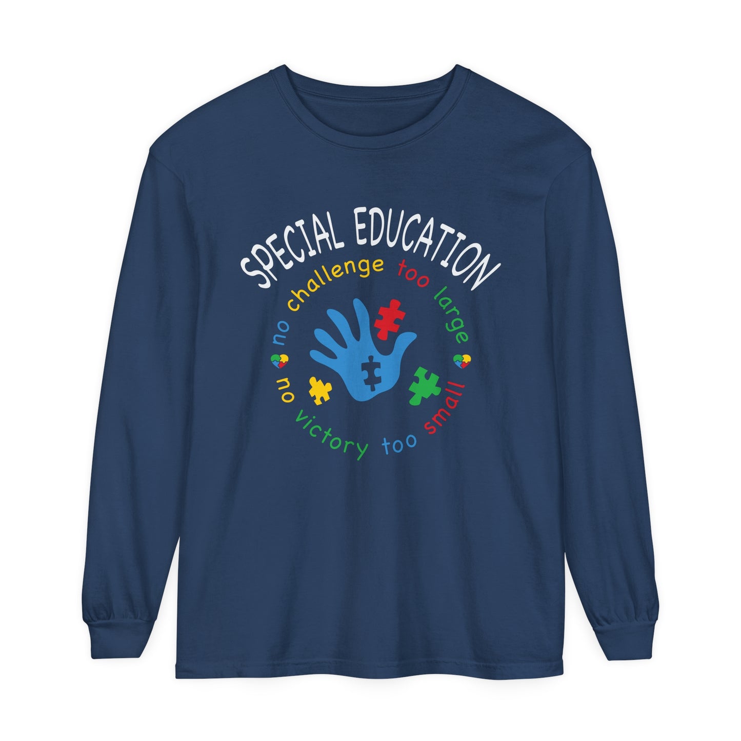 Special Education No challenge too big Women's Long Sleeve T-Shirt