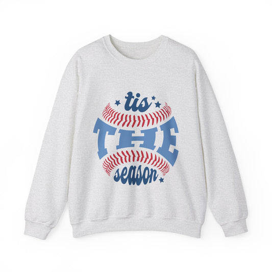 Tis the Season Baseball Adult Unisex Crewneck Sweatshirt