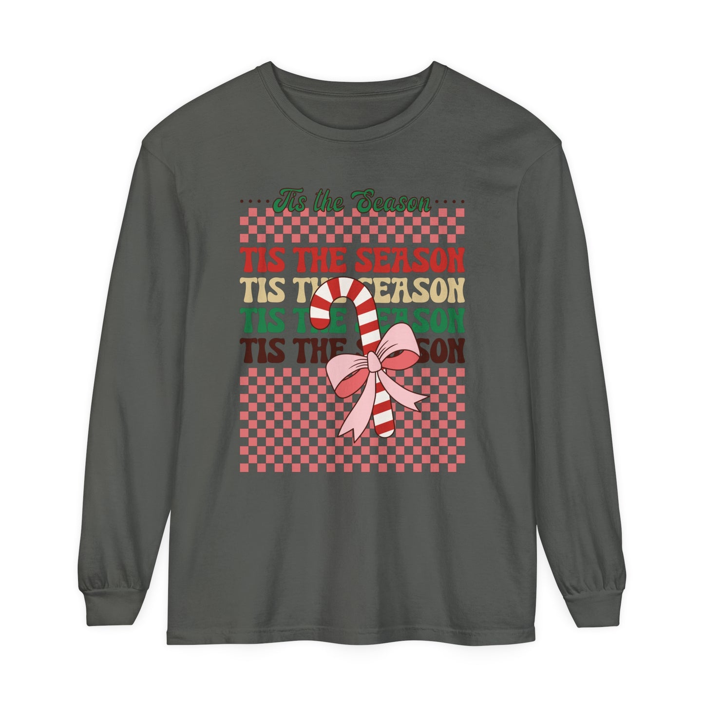 Tis the Season Women's Christmas Loose Long Sleeve T-Shirt