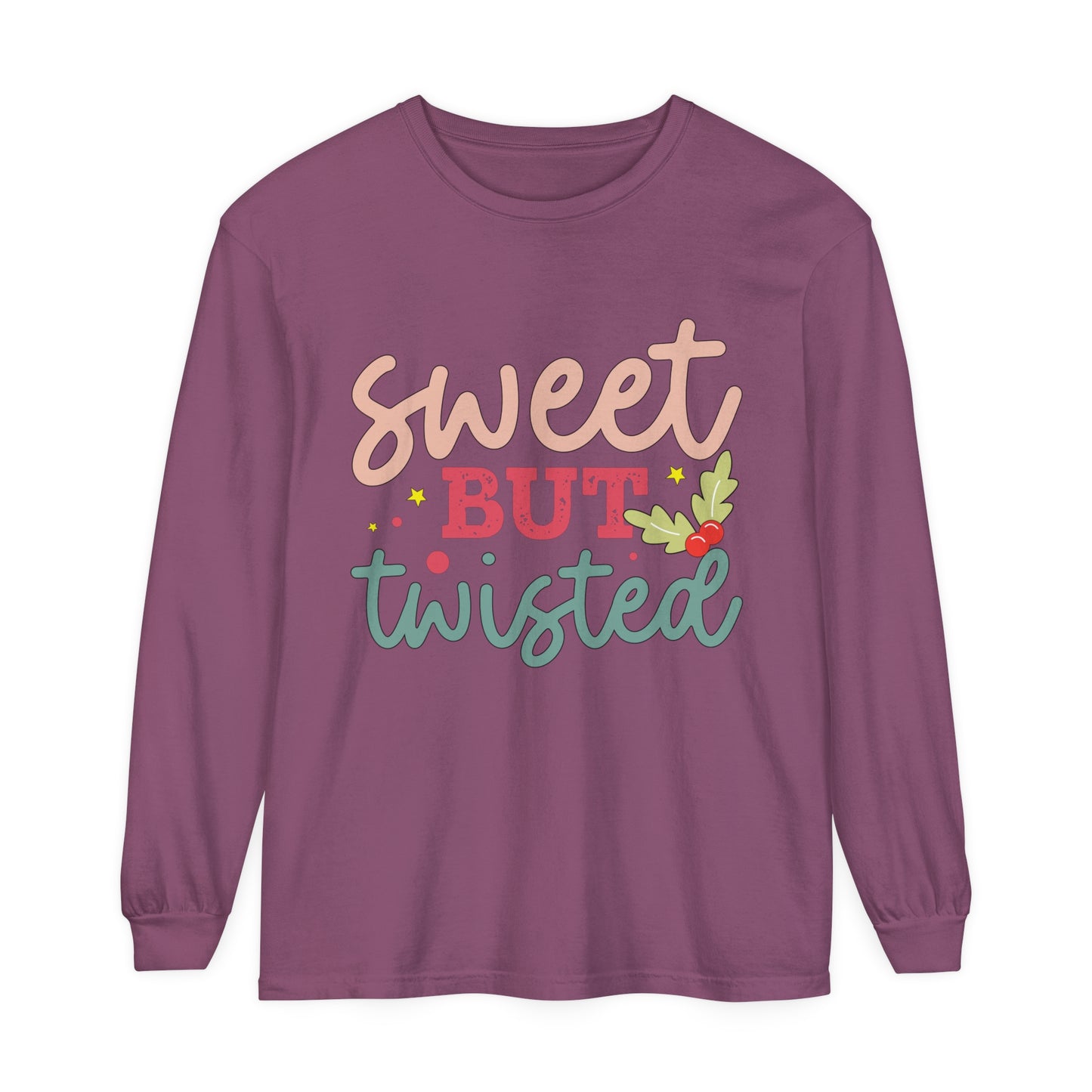 Sweet But Twisted Christmas Women's Loose Long Sleeve T-Shirt
