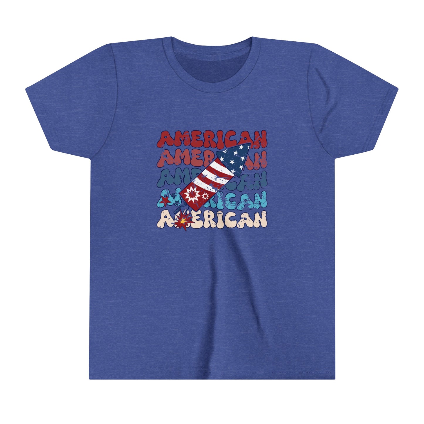 American Firework 4th of July USA Youth Shirt
