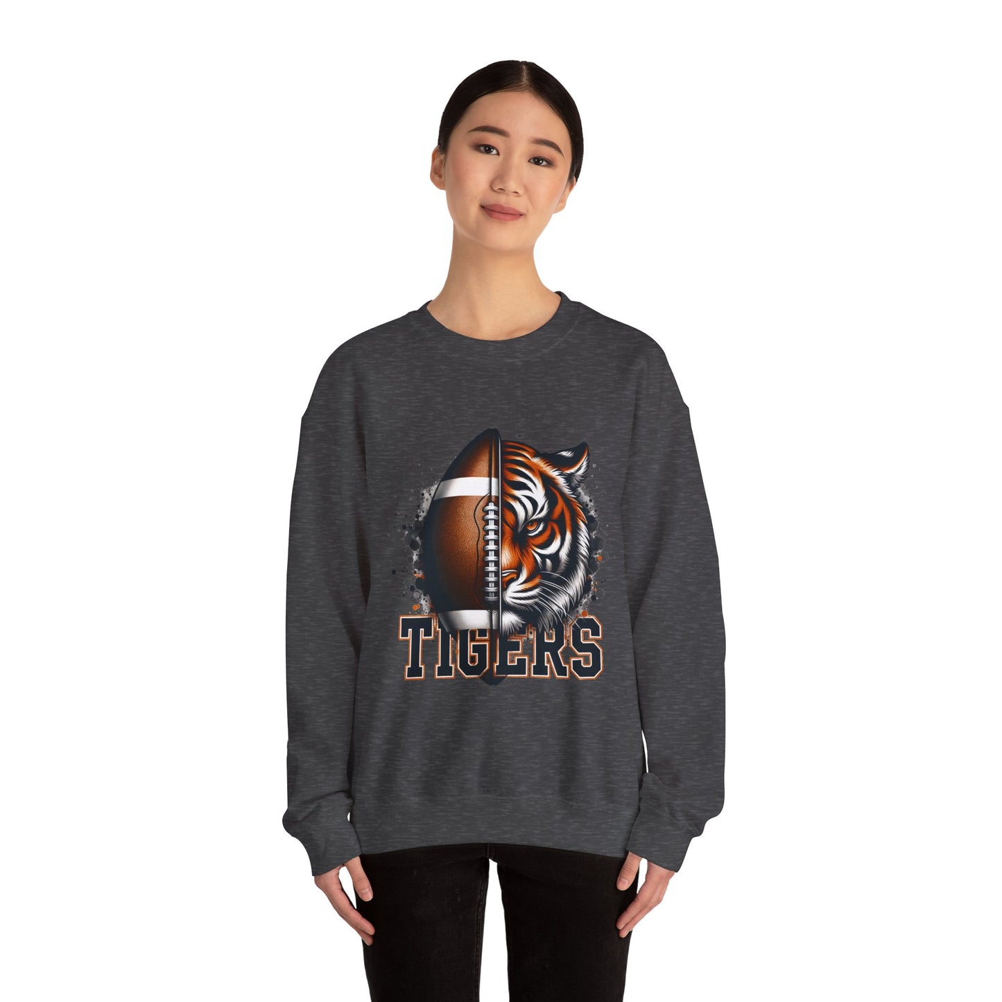 Tigers Football Adult Unisex Crewneck Sweatshirt