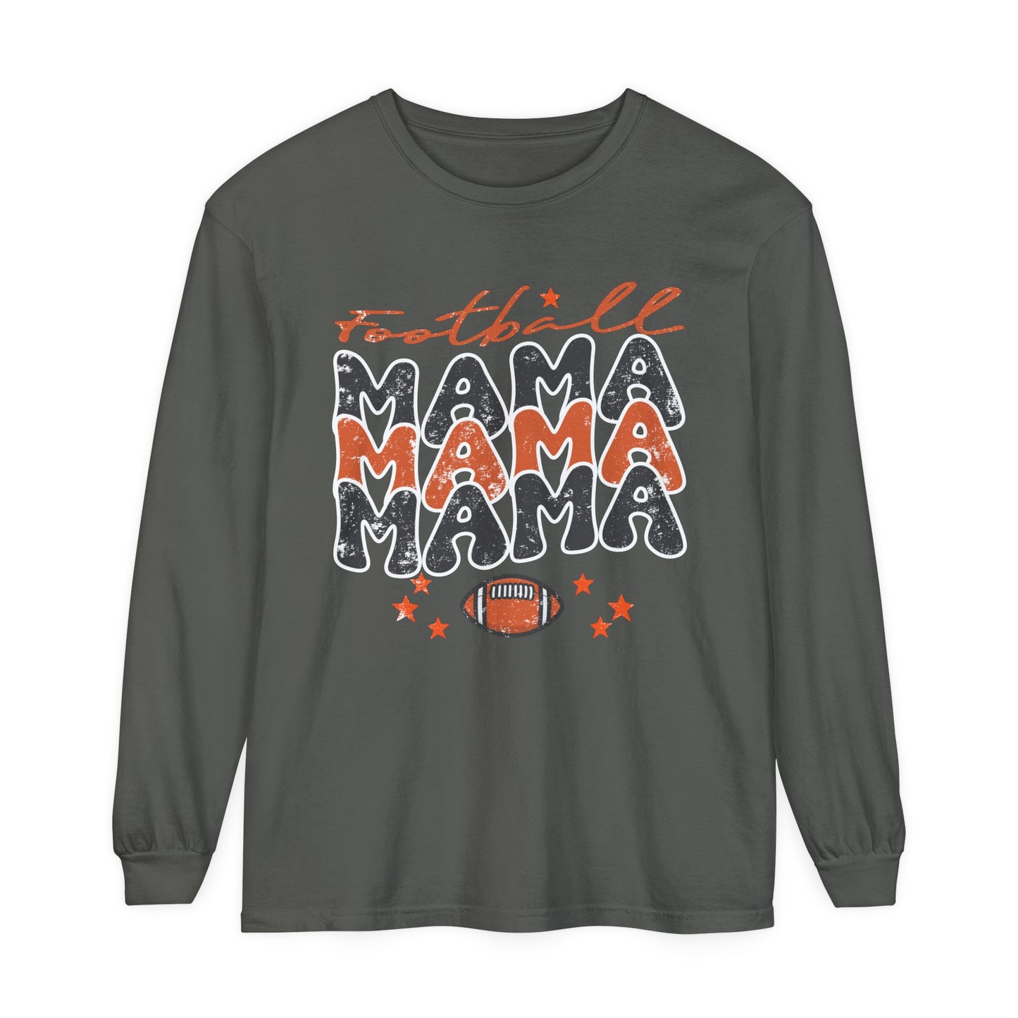 Football Mama Women's Loose Long Sleeve T-Shirt