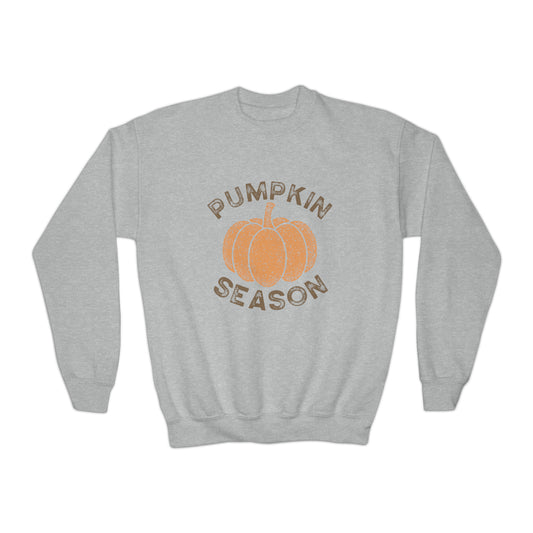 Pumpkin Season Youth Crewneck Sweatshirt